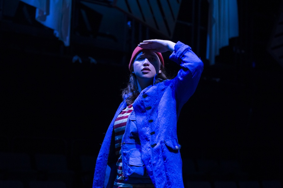 Student Sam Stanley in Peter and the Starcatcher